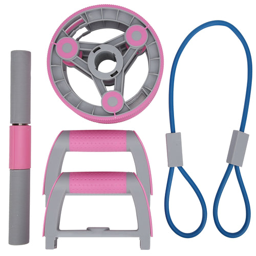 Gym Fitness Training Set Multifunctional Abdominal Wheel Pull Strap